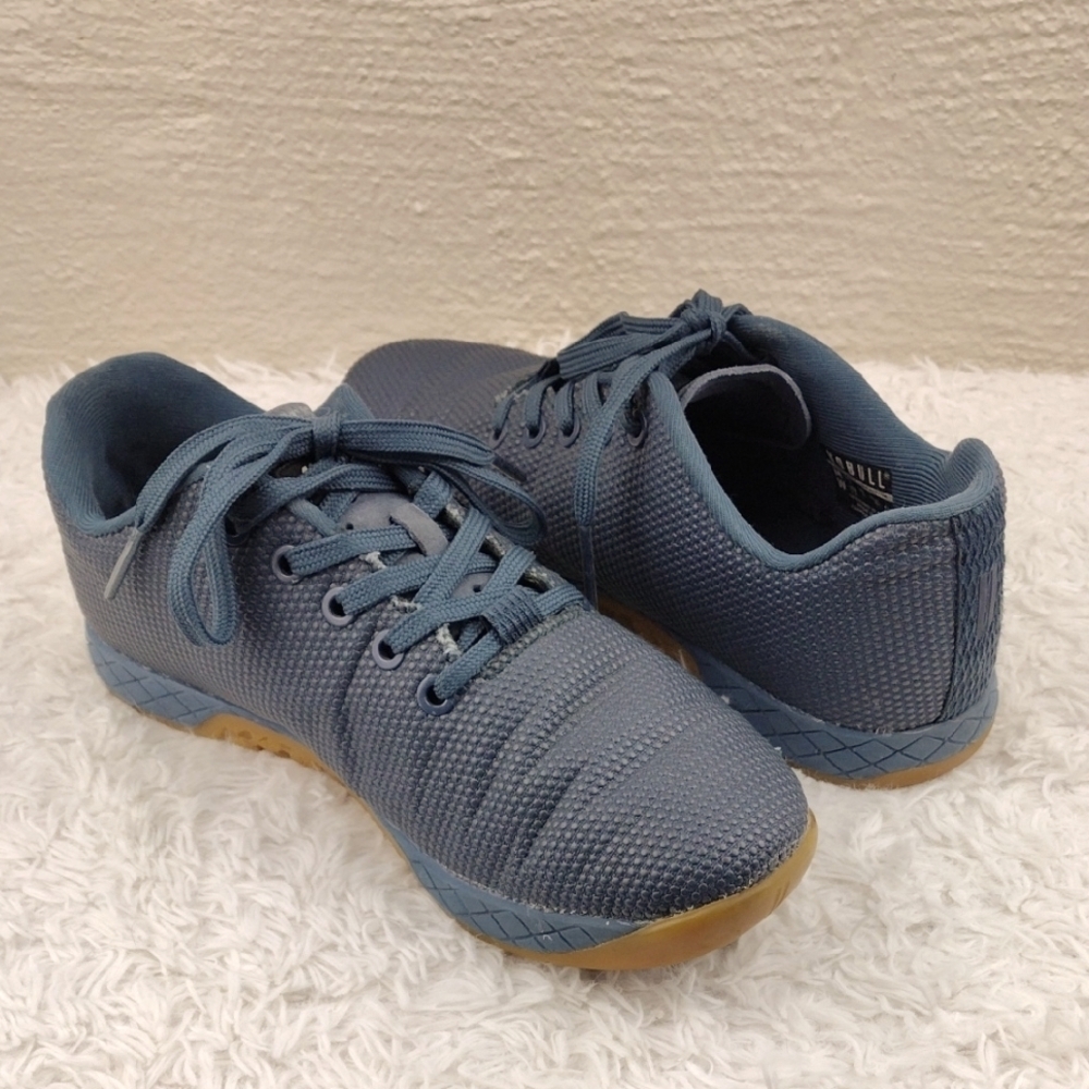 NOBULL Navy Gum High Carbon Rubber Upper Low Top Lace Up Training Sneaker Shoe